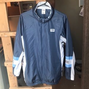 PINK ZIP UP WINDBREAKER